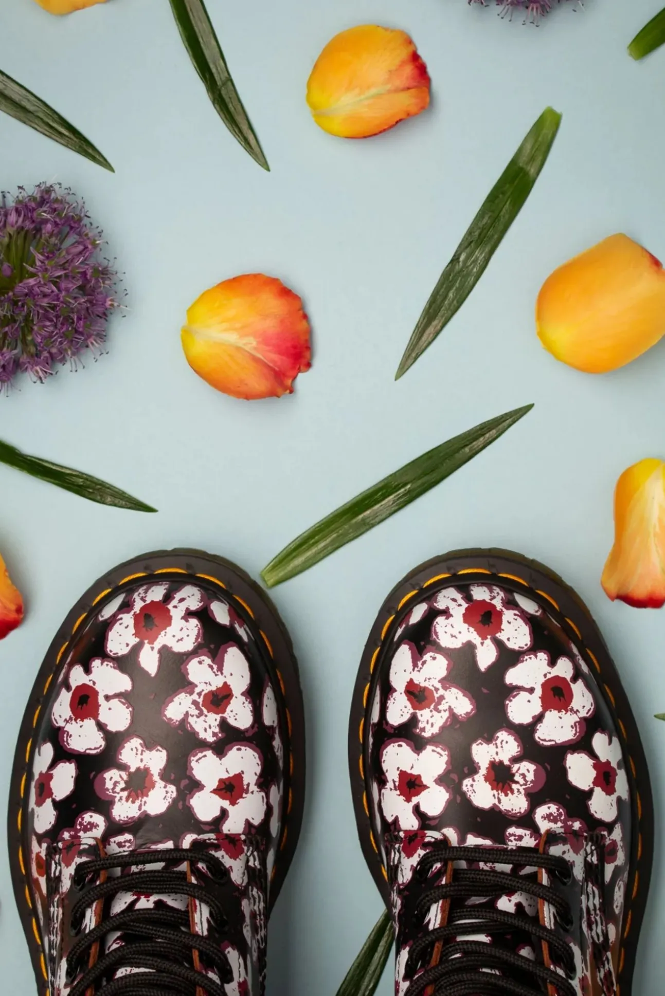 1460 Pansy Fayre Vintage Laarzen In Zwart