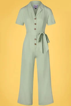 Adventure Ahead Jumpsuit In Groen
