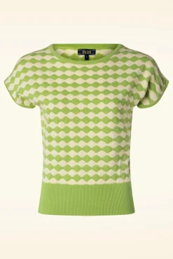 Ann Turtle Top In Macaw Groen