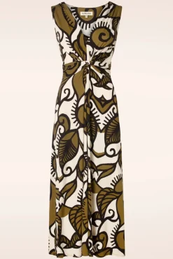 Aubrey Maxi Jurk In Khaki