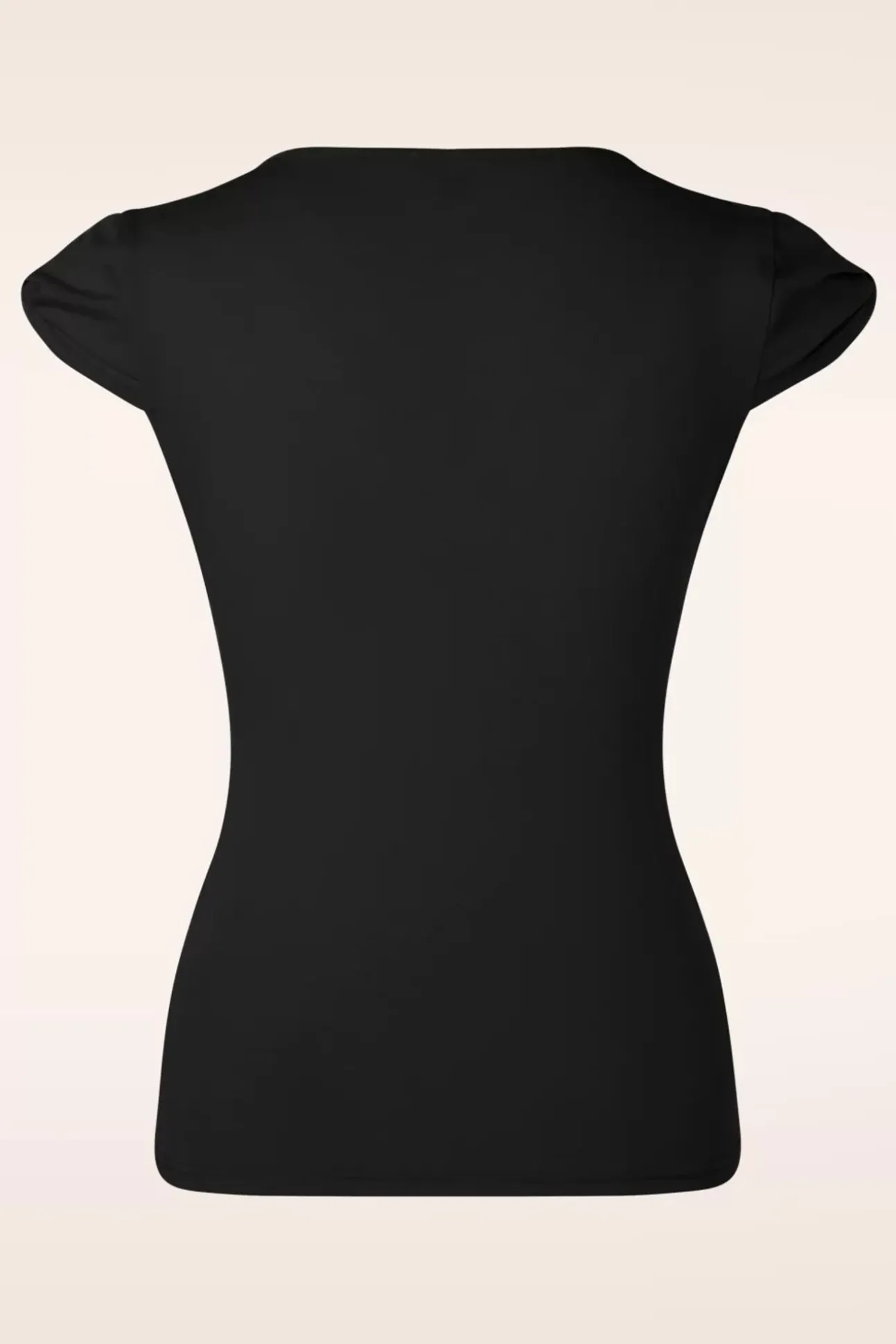 Be Free Jersey Top In Zwart