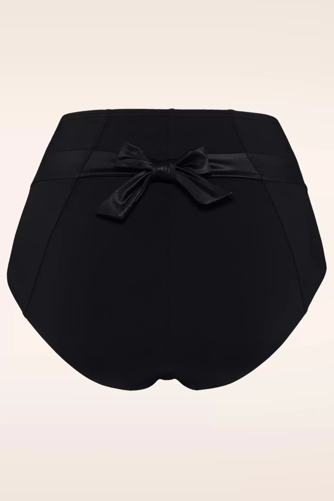 Cache Coeur Slip Met Hoge Taille In Zwart