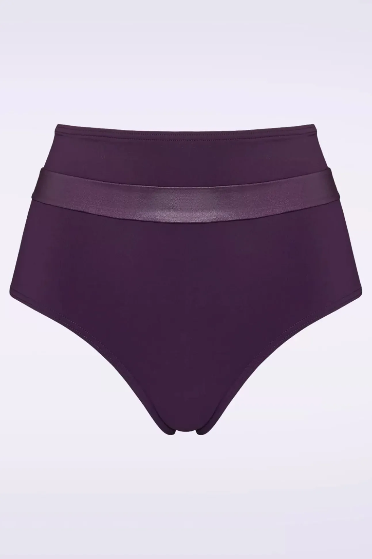 Cache Coeur Slip Met Hoge Taille In Dieppaars