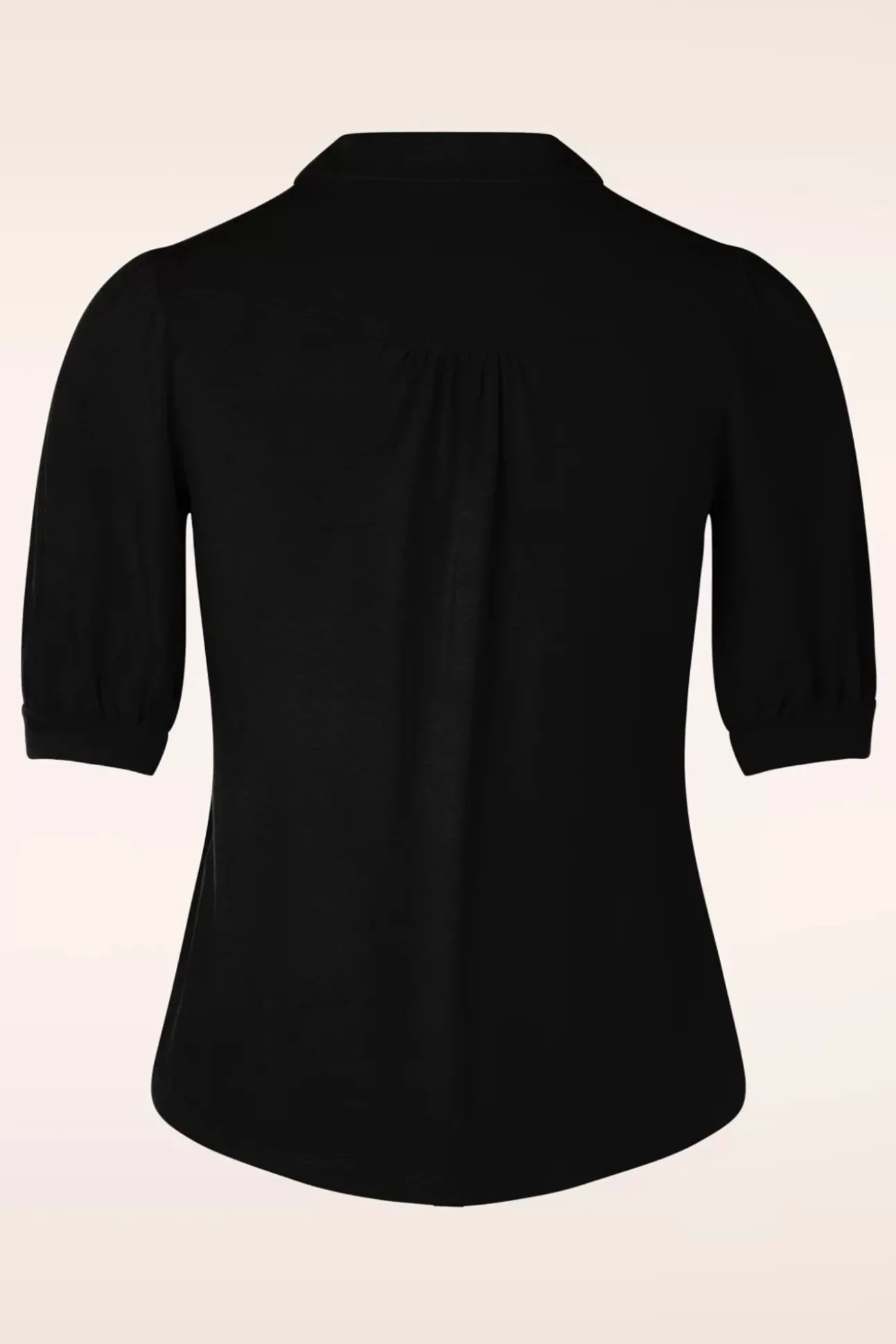 Carina Ecovero Lichte Blouse In Zwart