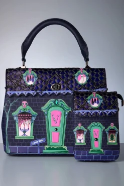 Cat Dracula's Haunted House Telefoontasje In Paars