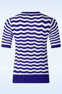 Catching Waves Jumper In Blauw