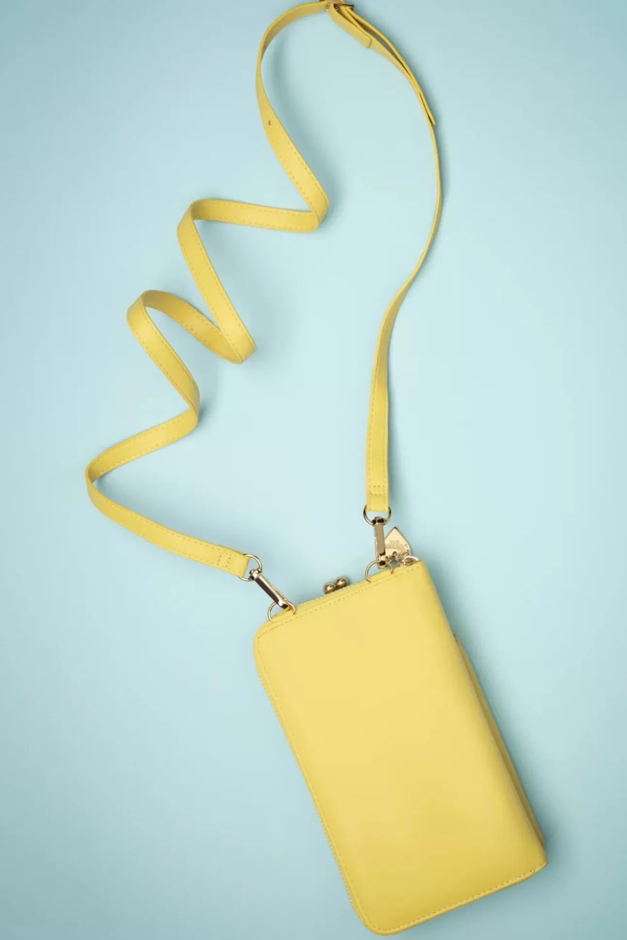 Cherry Pie Crossbody Telefoontasje In Geel