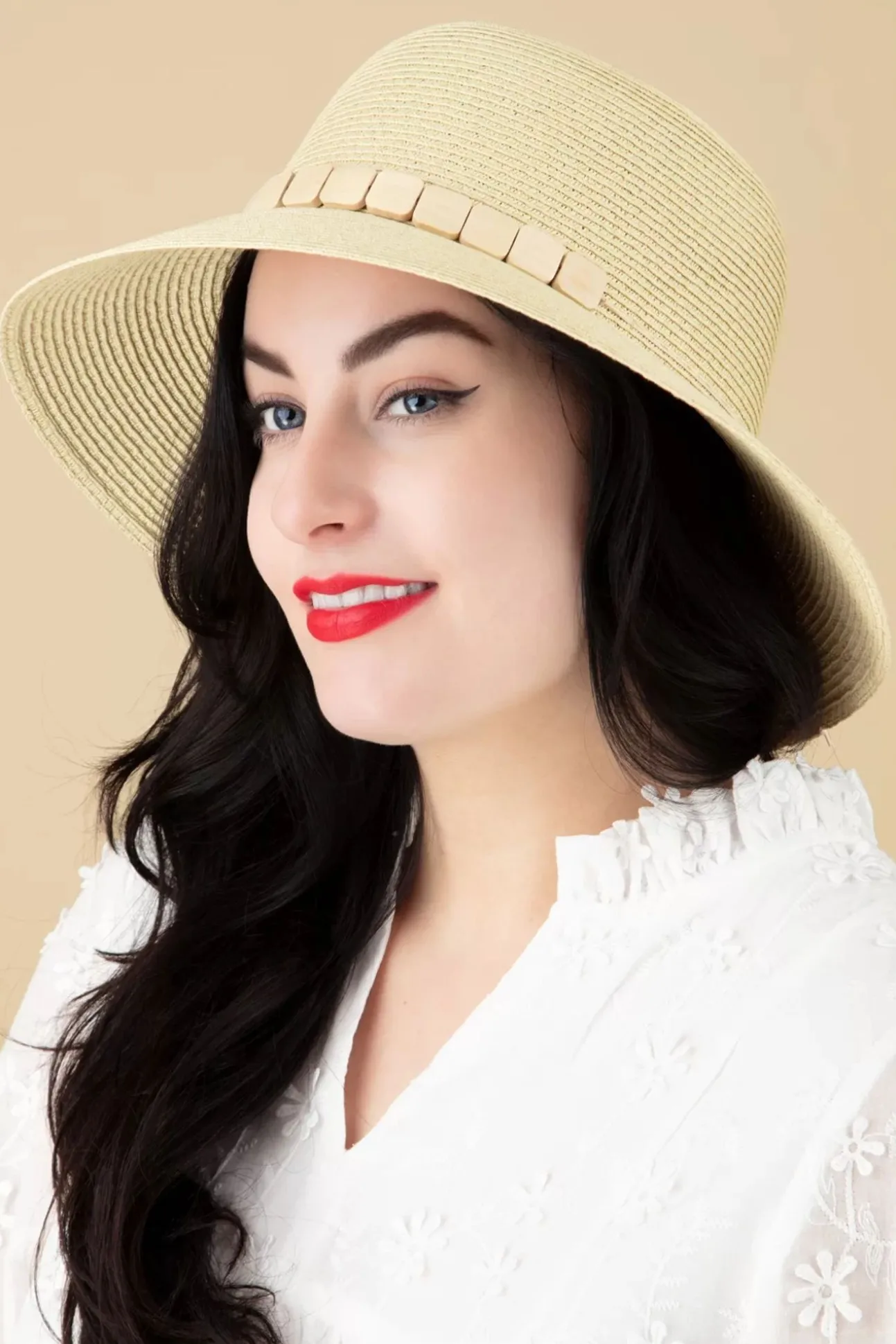 Cisi Stro Bucket Hoed In Naturel