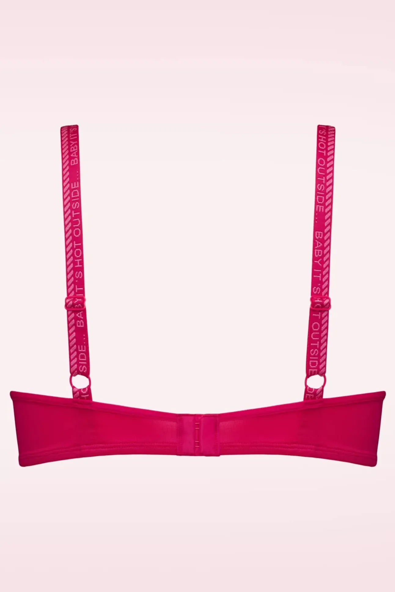 Dame De Paris Padded Balcony Bh In Azalea Rood