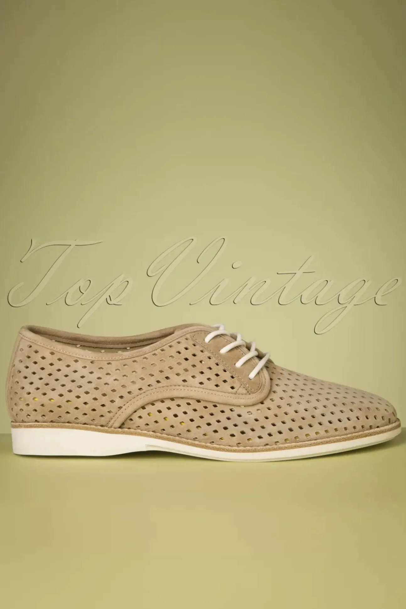 Derby Punch Schoenen In Walnoot