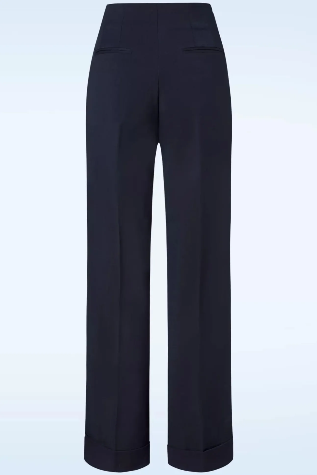 Diadora Wijde Pantalon In Marineblauw