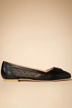 Elegant Spots Ballerina's In Zwart