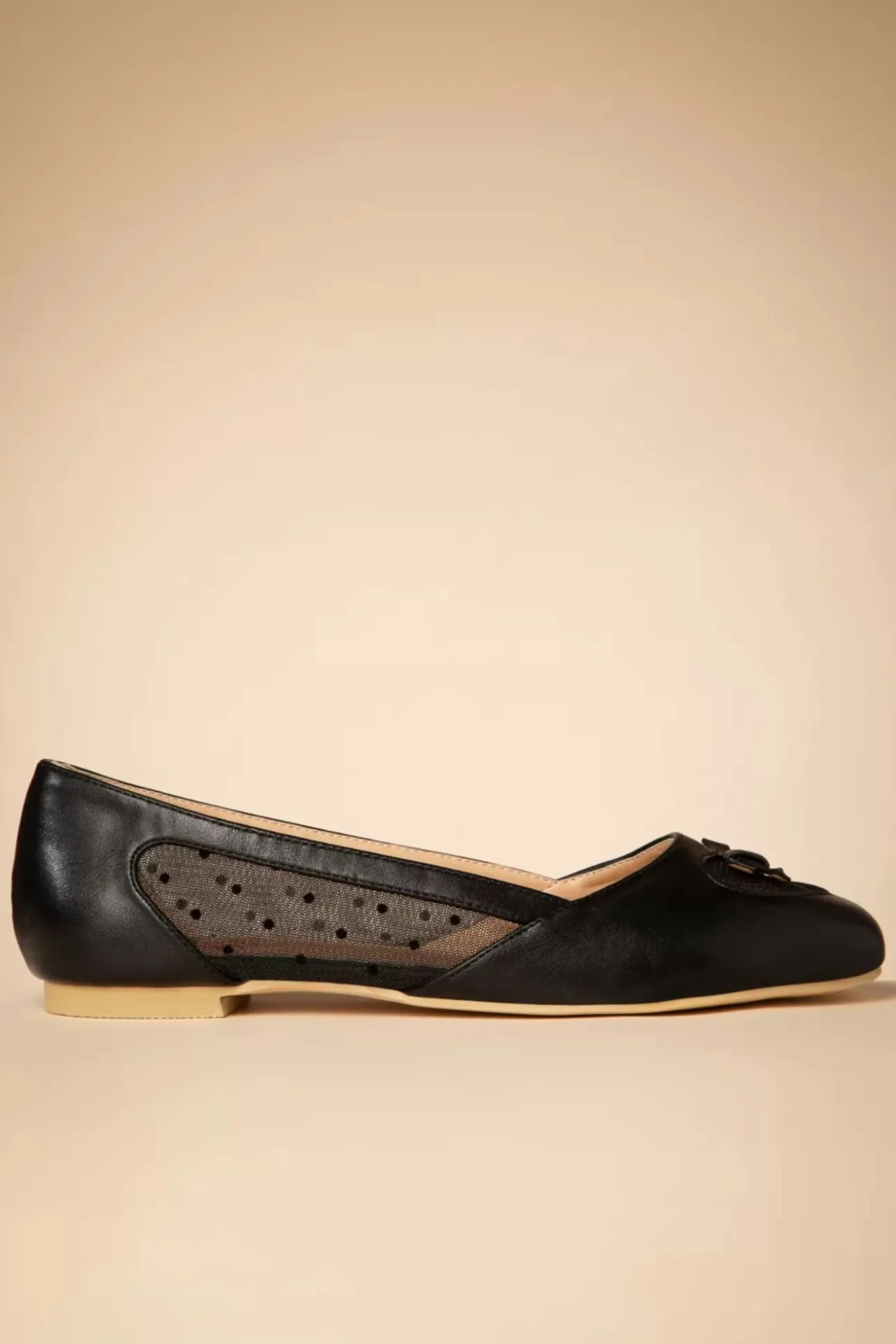 Elegant Spots Ballerina's In Zwart