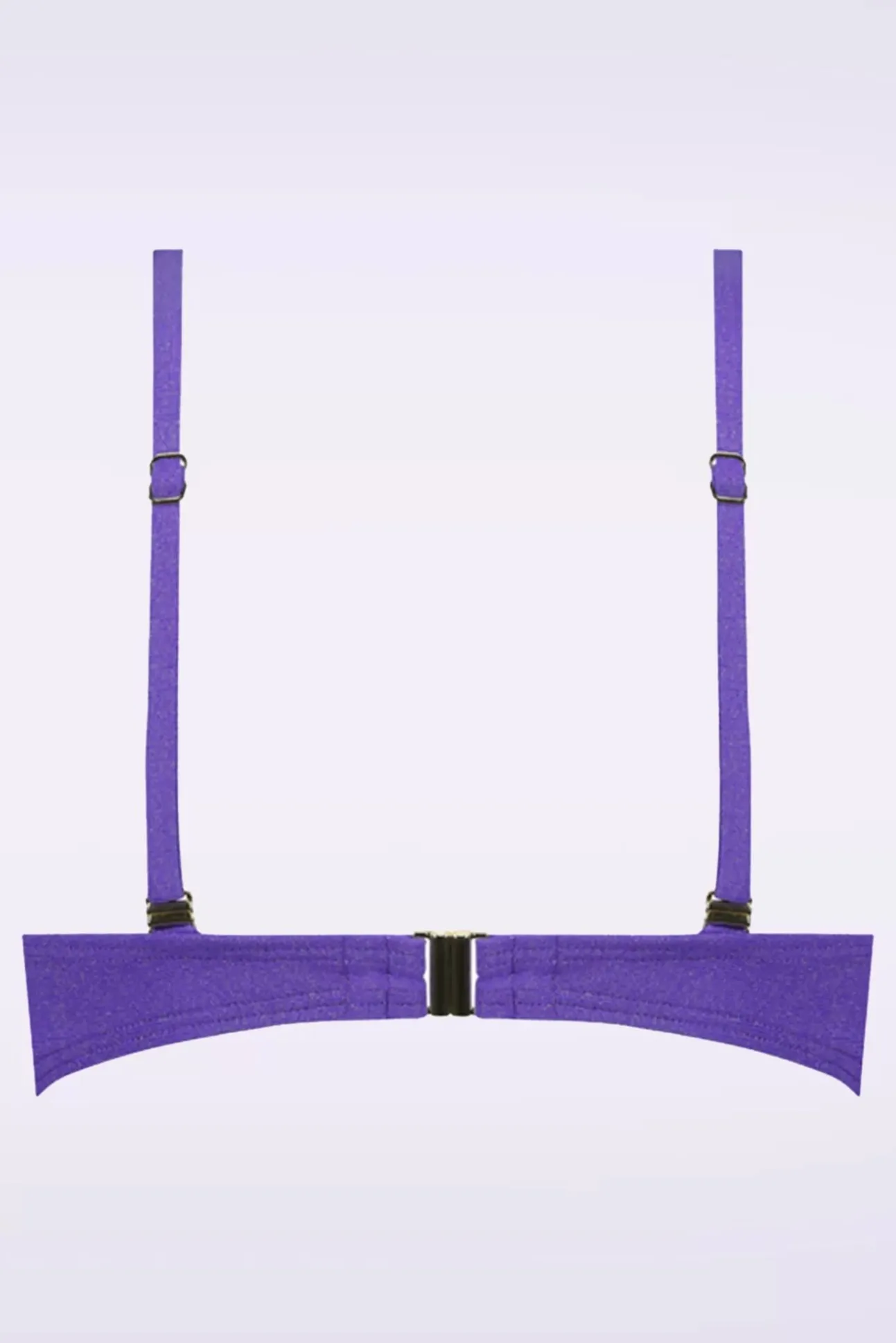 Evening Glam Padded Bikini Top In Paars