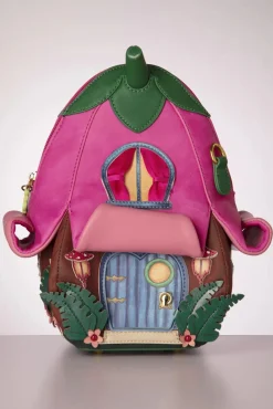 Fairy Village Petal House Tas In Roze