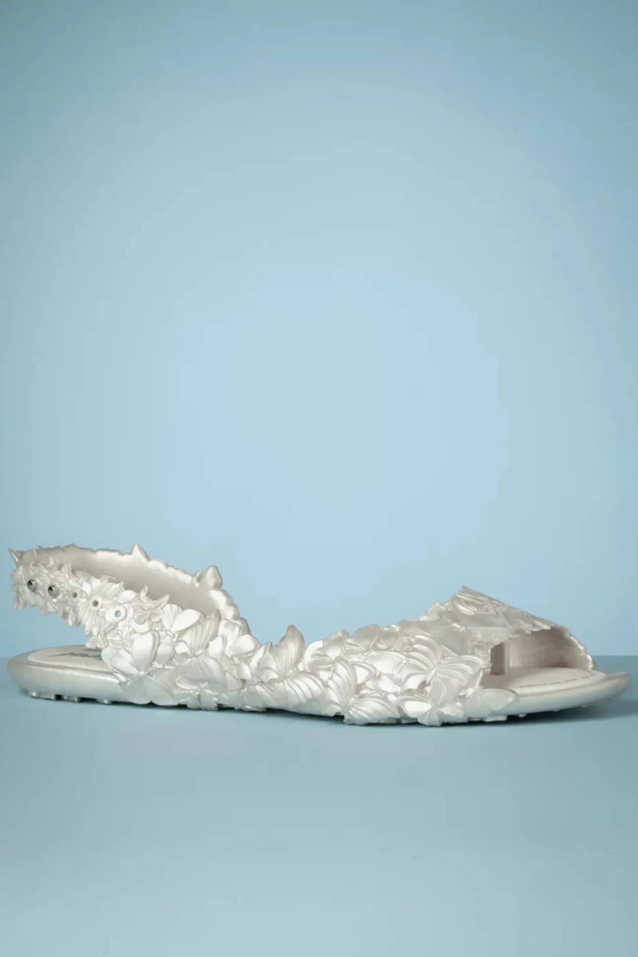 Flexi Vlinder Flipflop Sandalen In Pearl