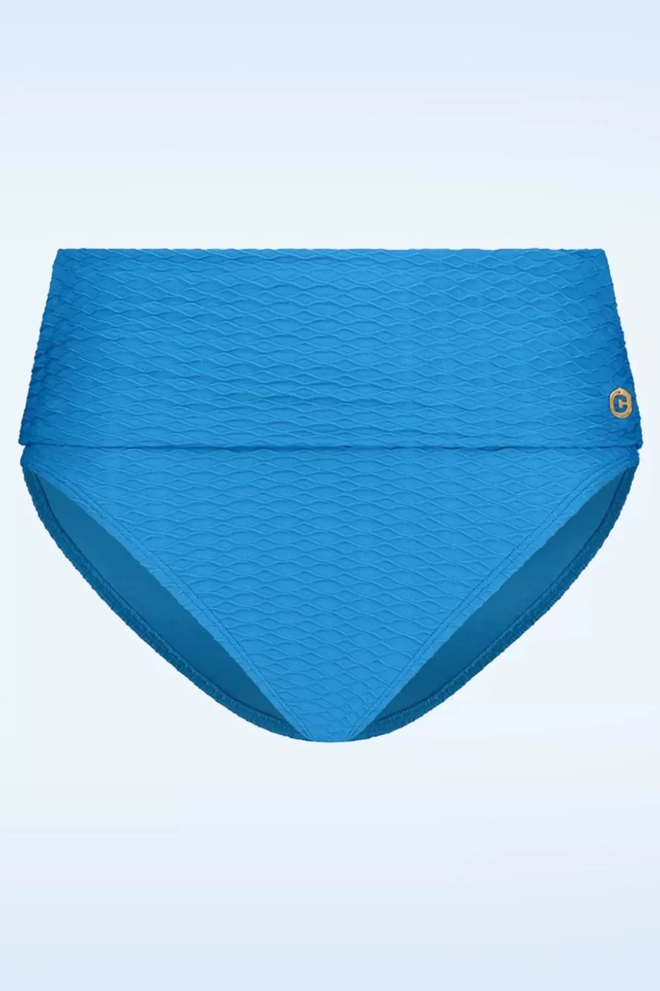 Flipover Bikinibroekje In Blue Snake