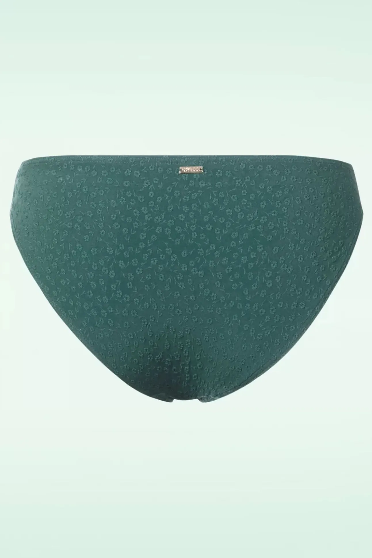 Flora Regular Bikinibroekje In Groenblauw