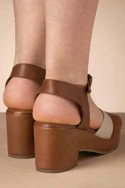 Gala Clog Sandalen In Brandy