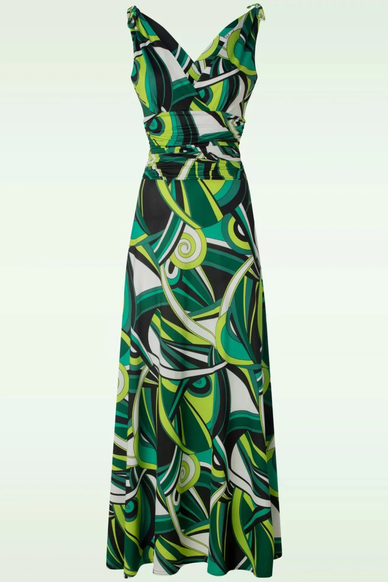 Grecian Maxi Jurk In Groen