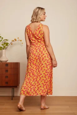 Hazel Doree Jurk In Fiesta Rood