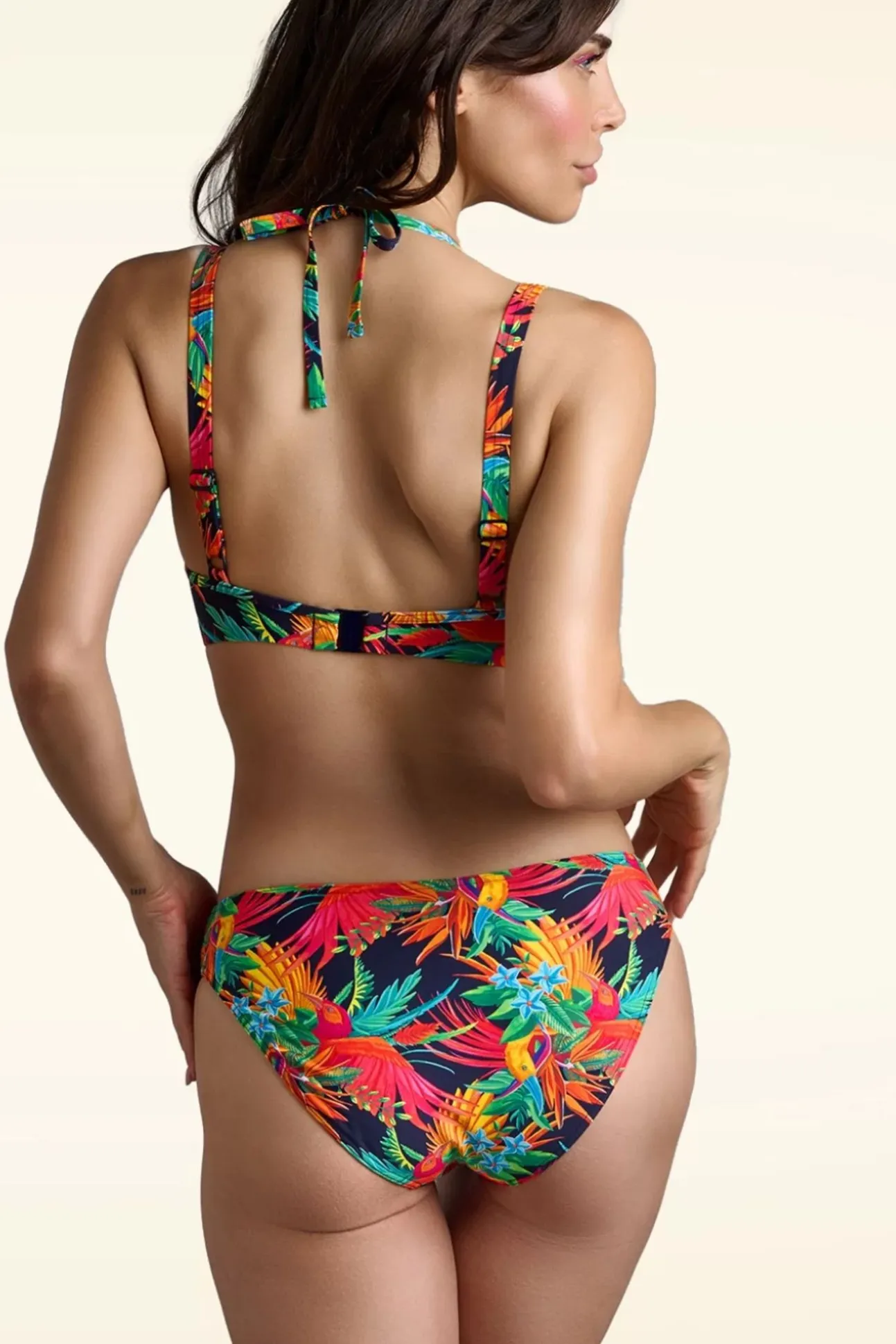 Hula Haka Rainforest Bikinitop In Multi