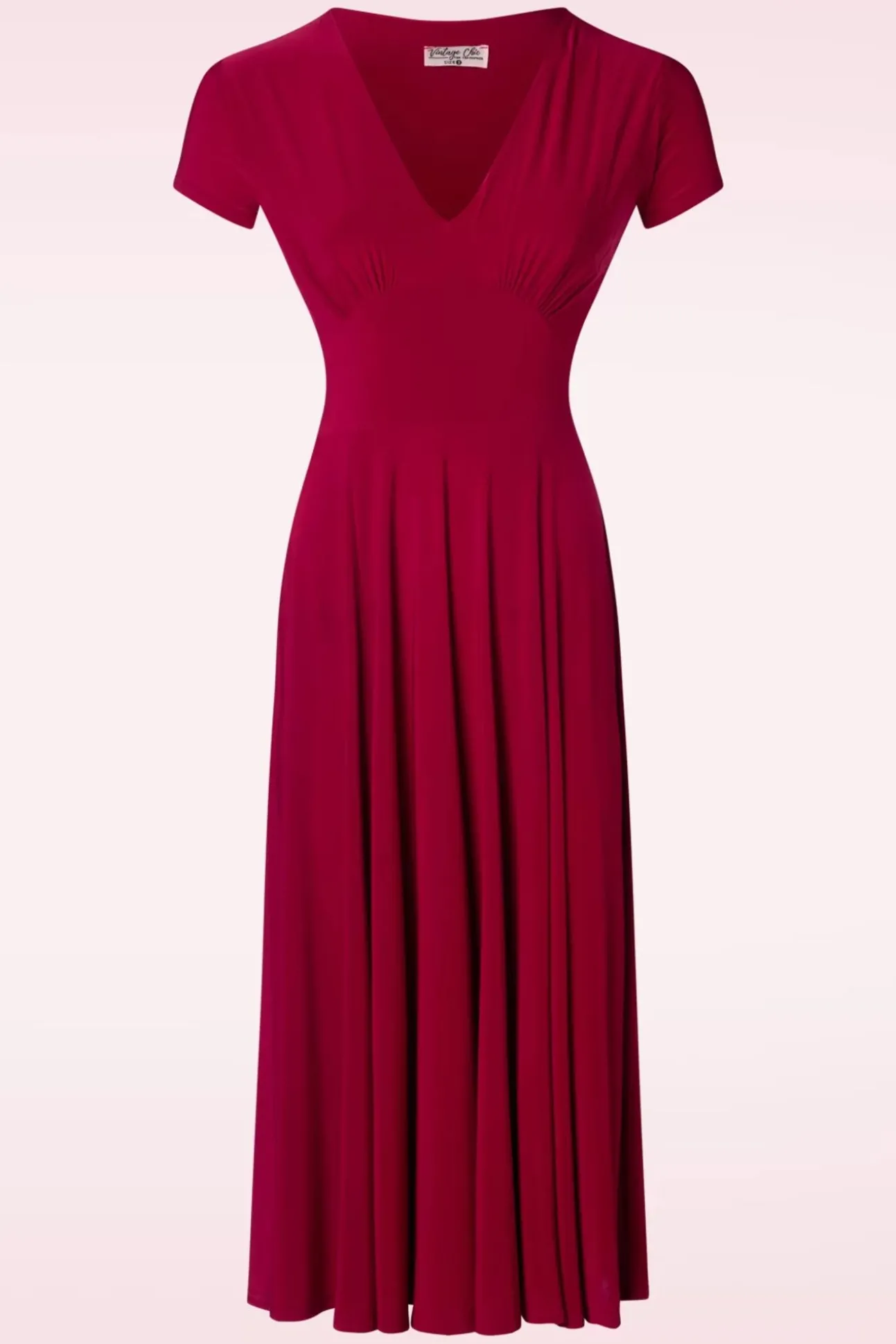 Isabella Swing Jurk In Rood
