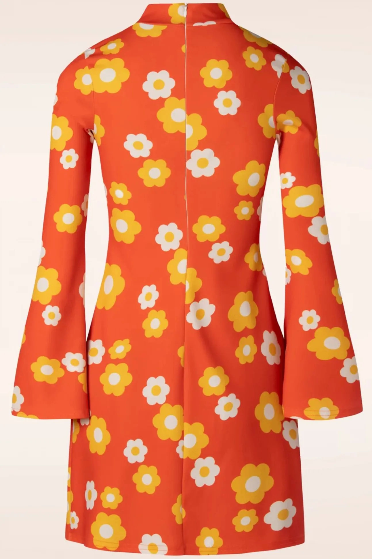 Izzy Bloemen Jurk In Oranje
