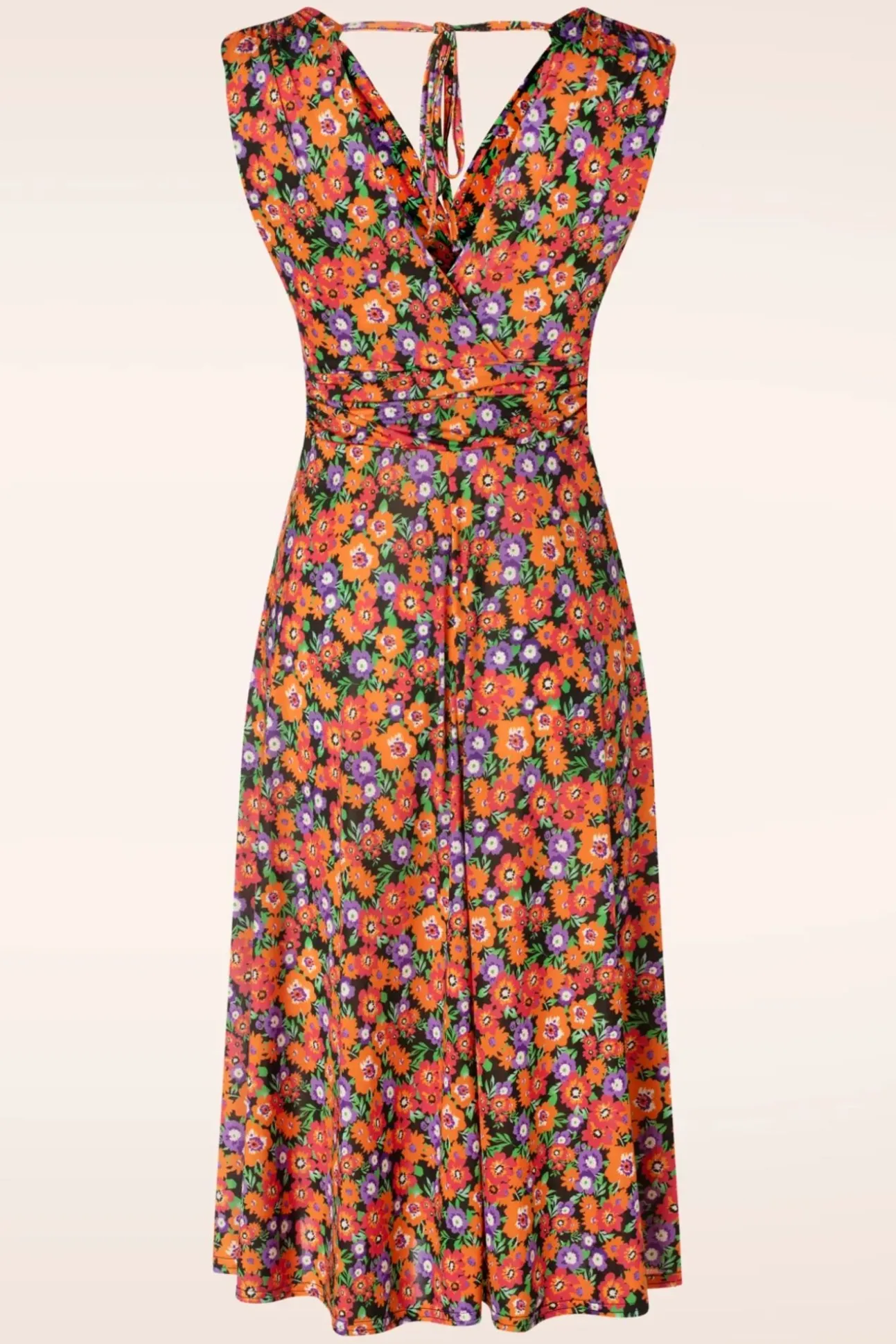Jane Ditsy Flower Swing Jurk In Multi
