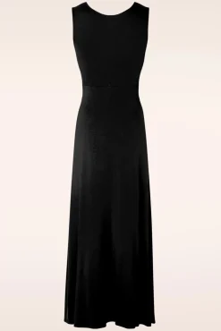 Jasmine Maxi Jurk In Zwart