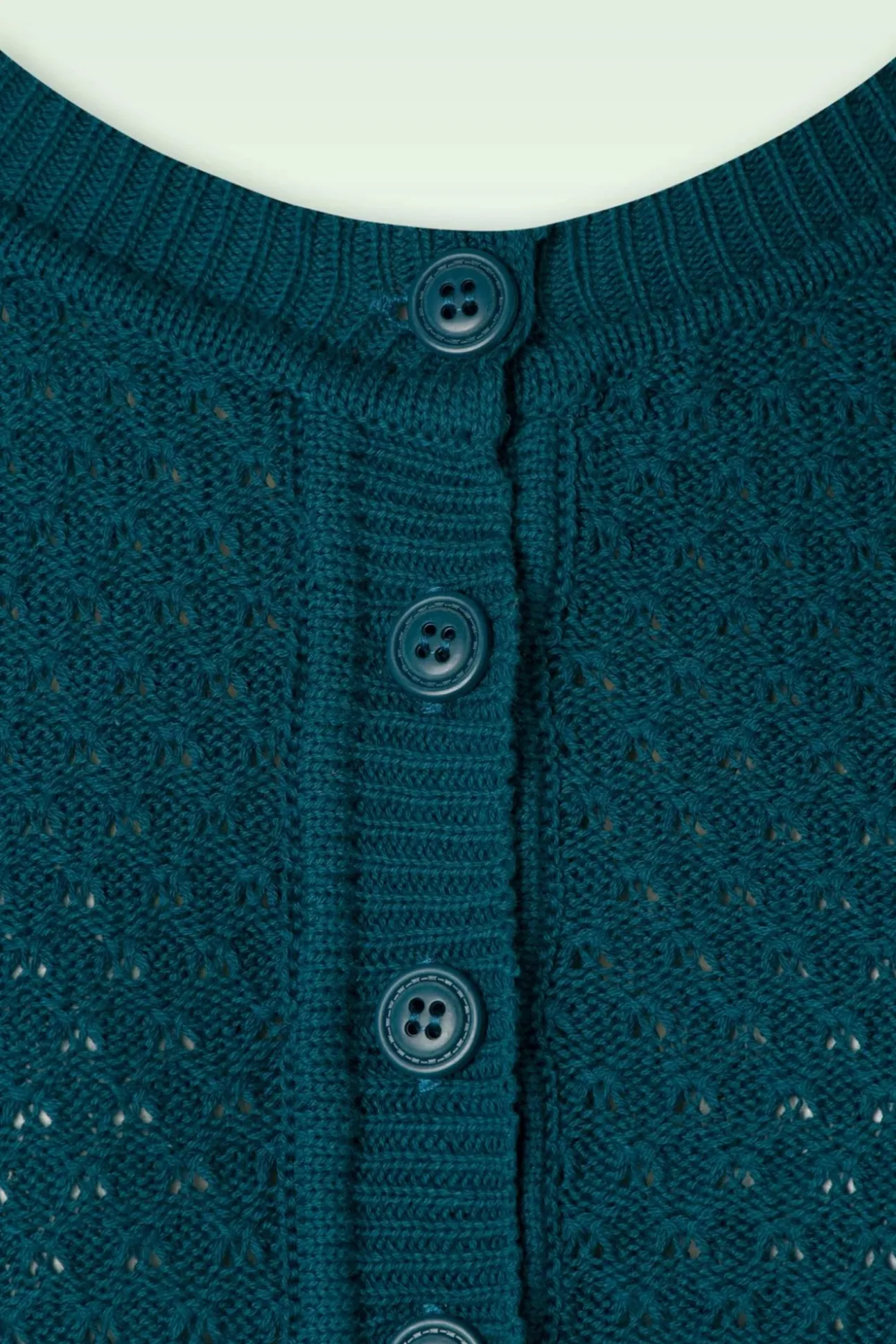 Jennie Vest In Petrol Blauw