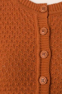 Jennie Vest In Vintage Oranje