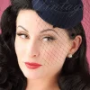 Judy Hoed In Marineblauw