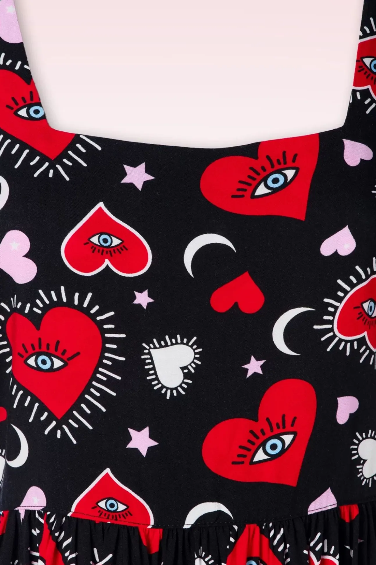 Kate Heart Jurk In Zwart