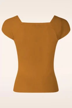 Kaylie Top In Roest