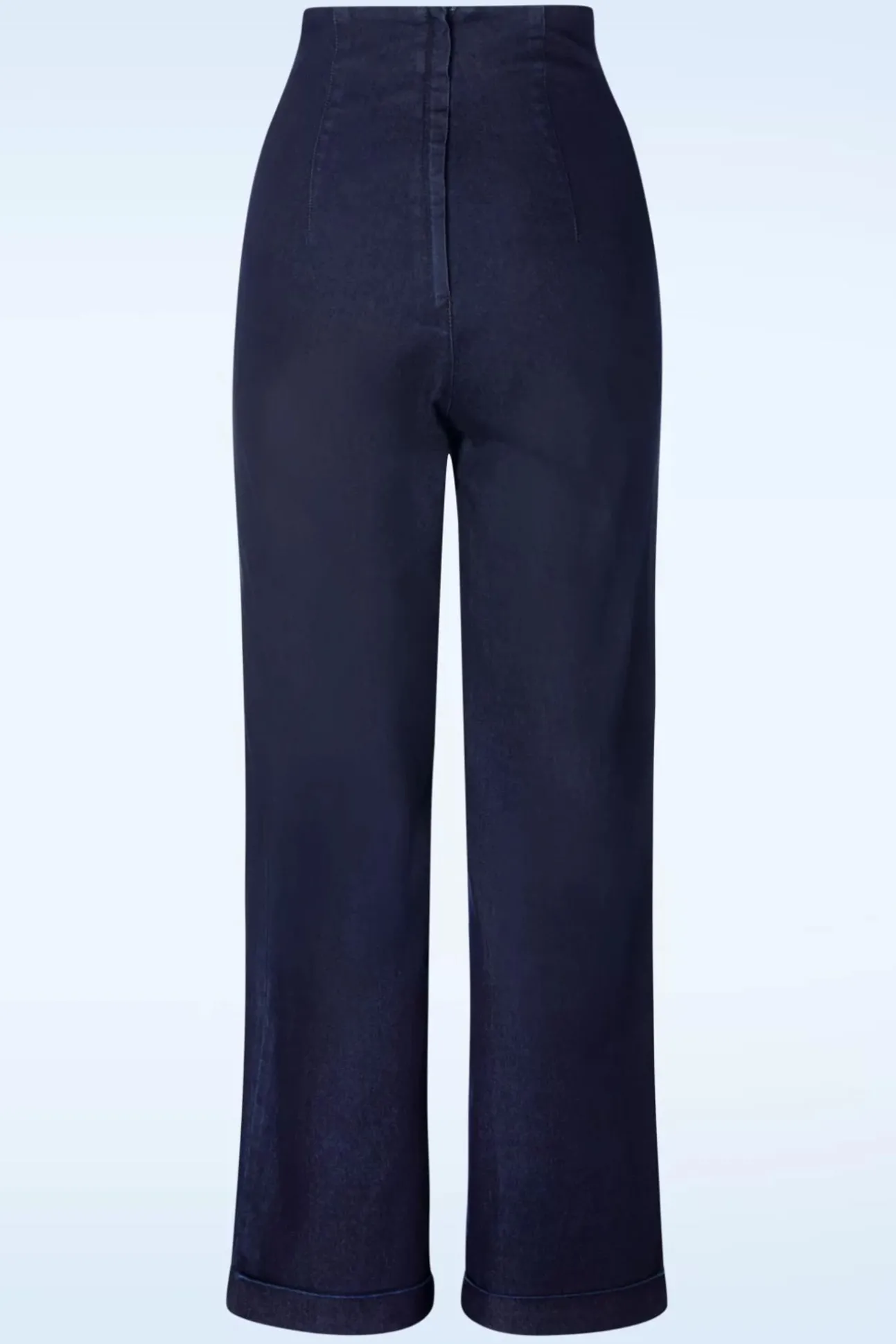 Kiki-Lea High Waisted Jeans In Marineblauw