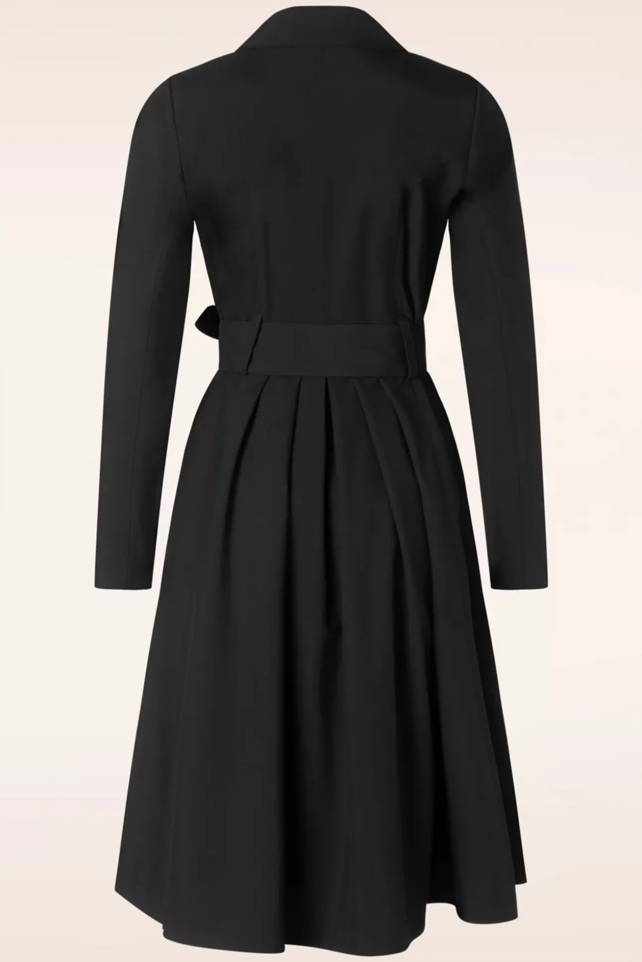 Korrina Swing Trenchcoat In Zwart