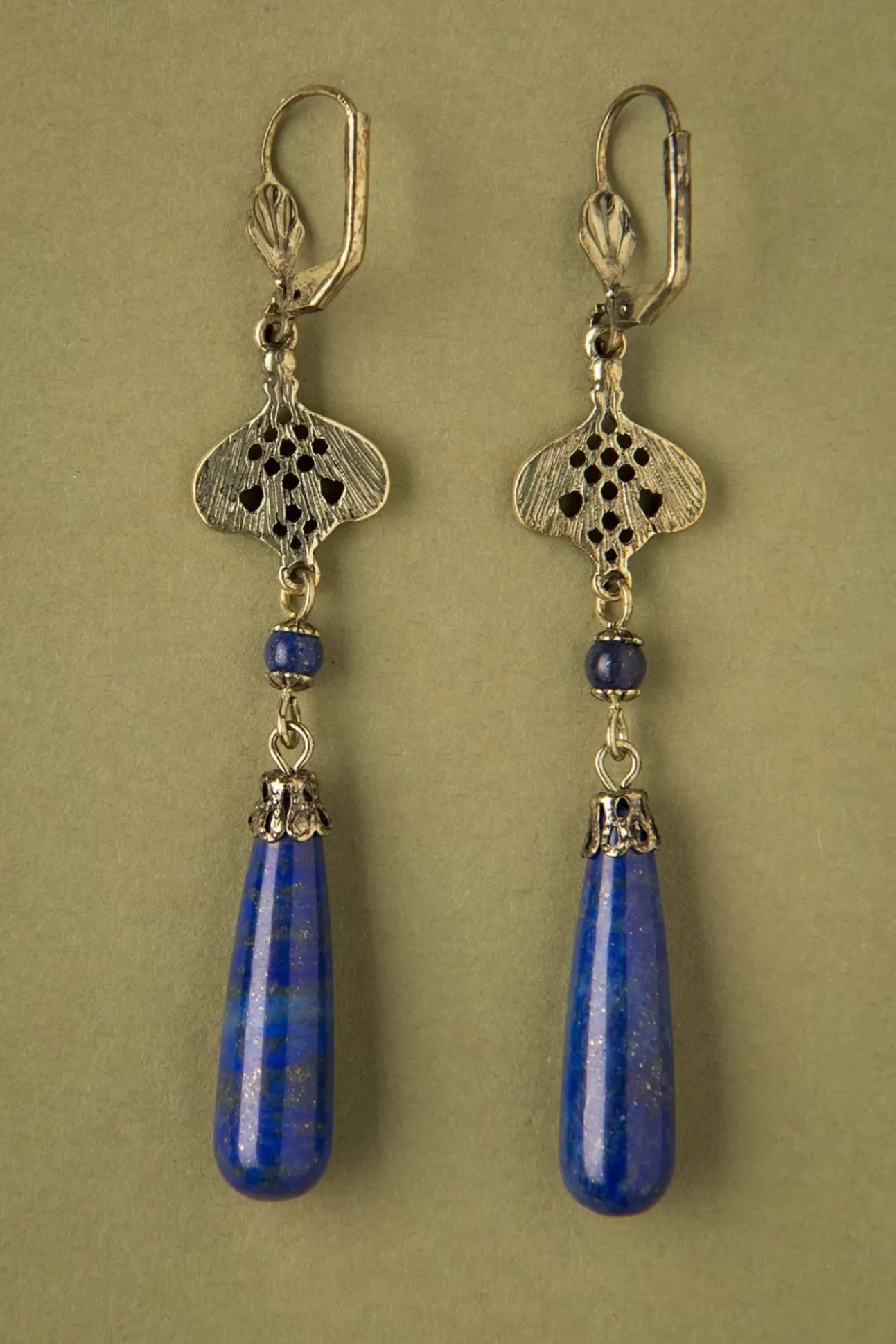 Lapis Oorbellen In Blauw