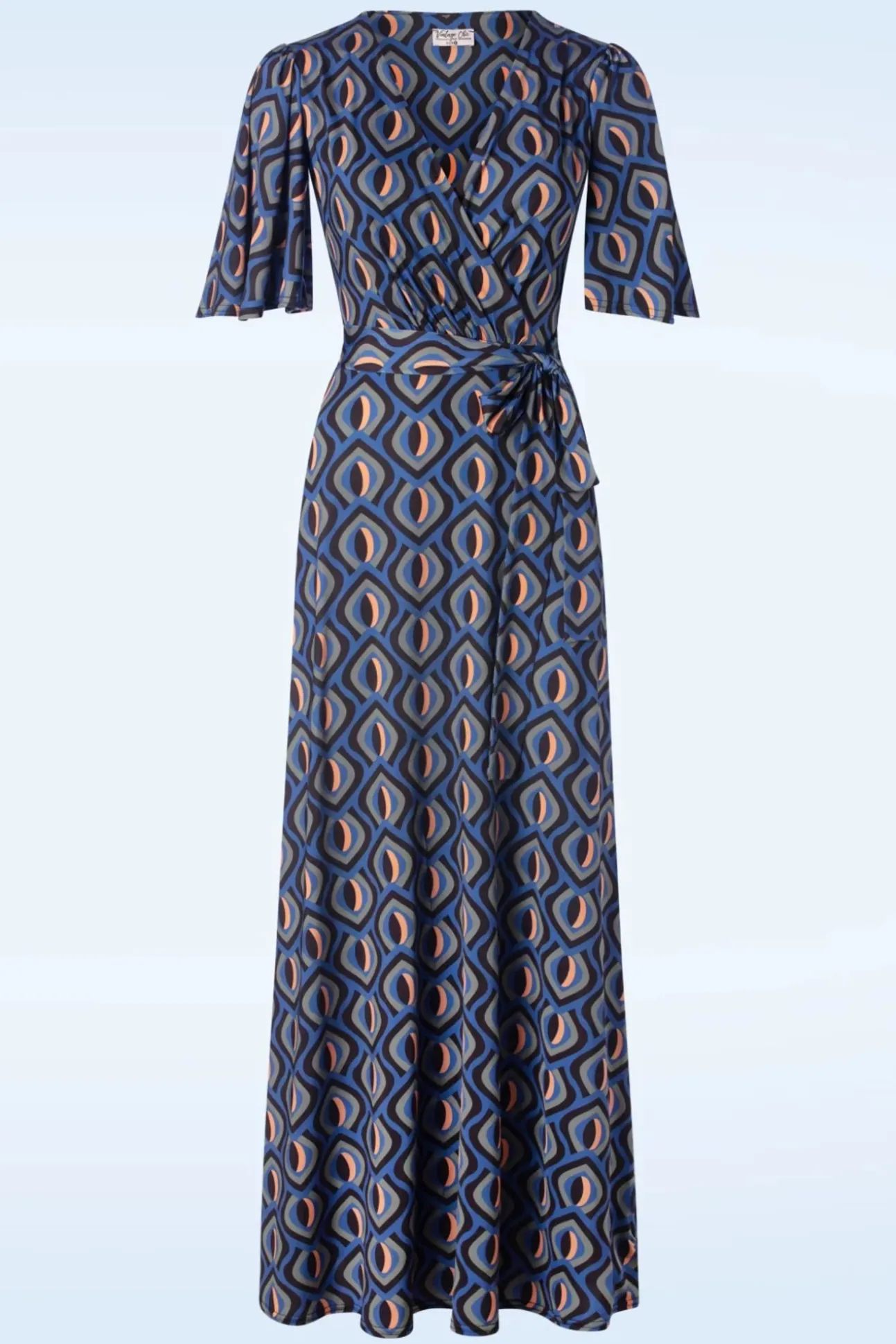 Laurie Maxi Jurk In Blauw