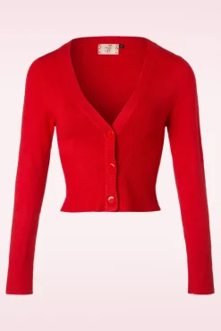 Let's Go Dancing Vest In Lipstick Red