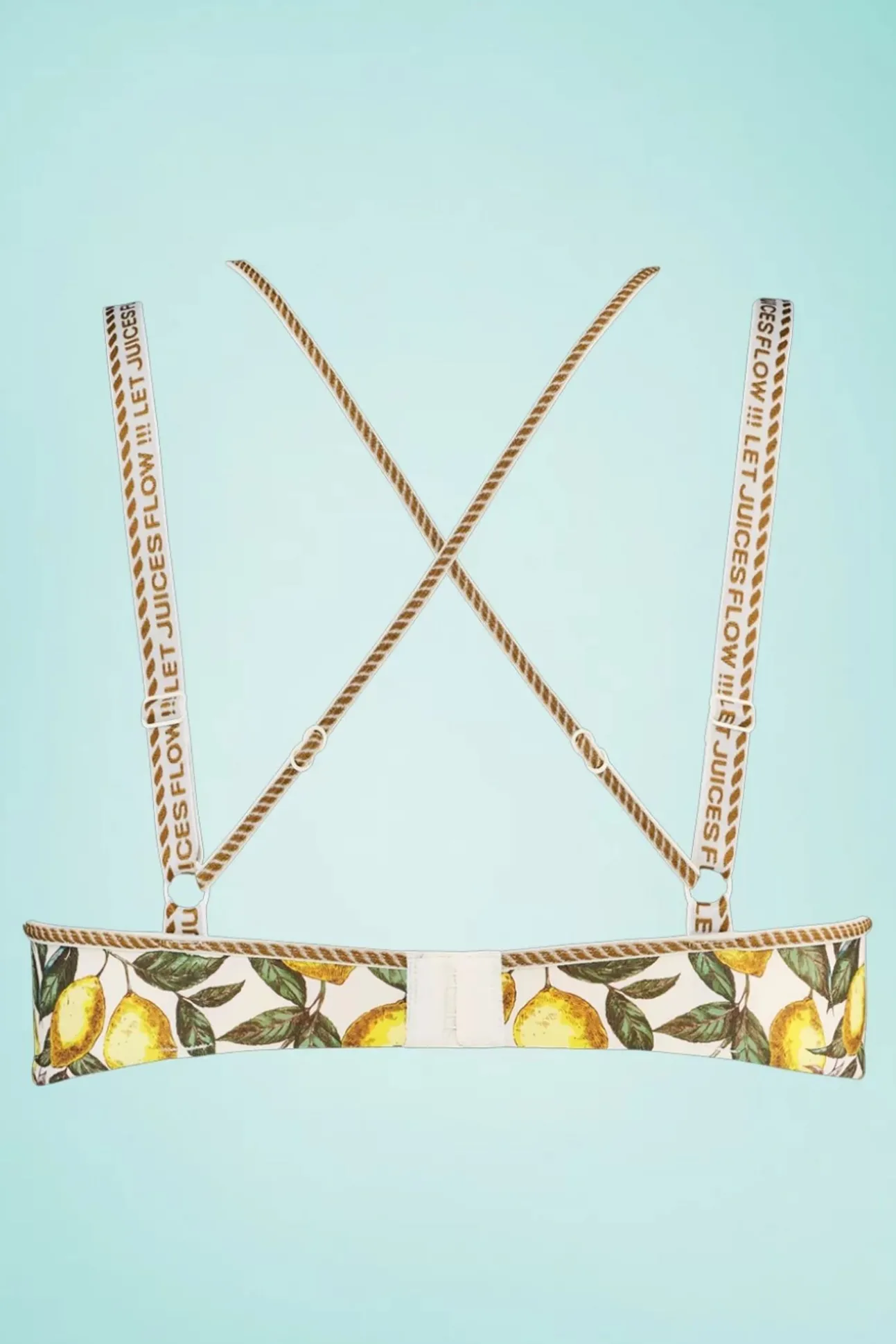 Mambo Amalfi Demi-Bh Met Citroenprint In Creme