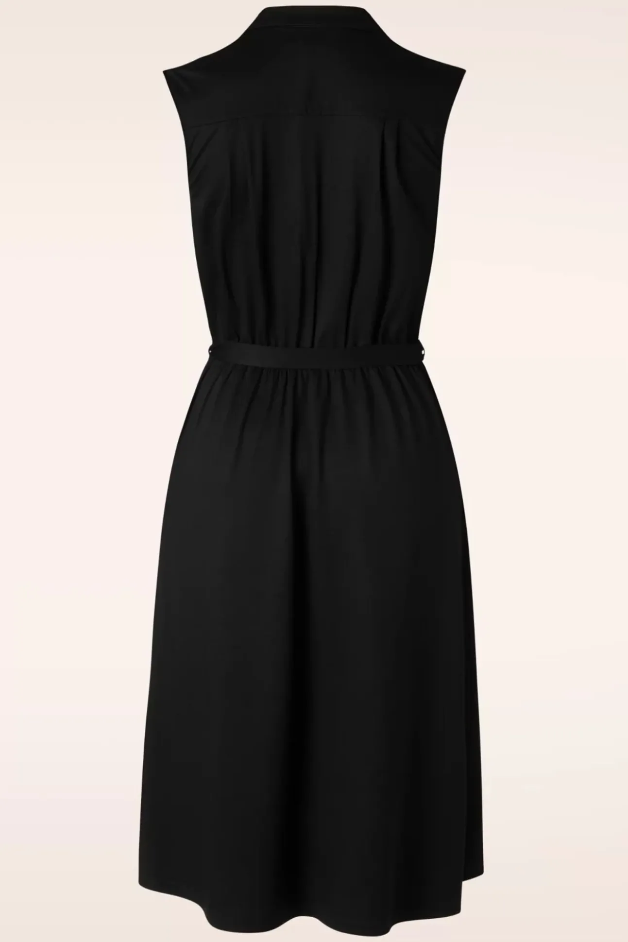 Marianne Classic Jurk In Zwart