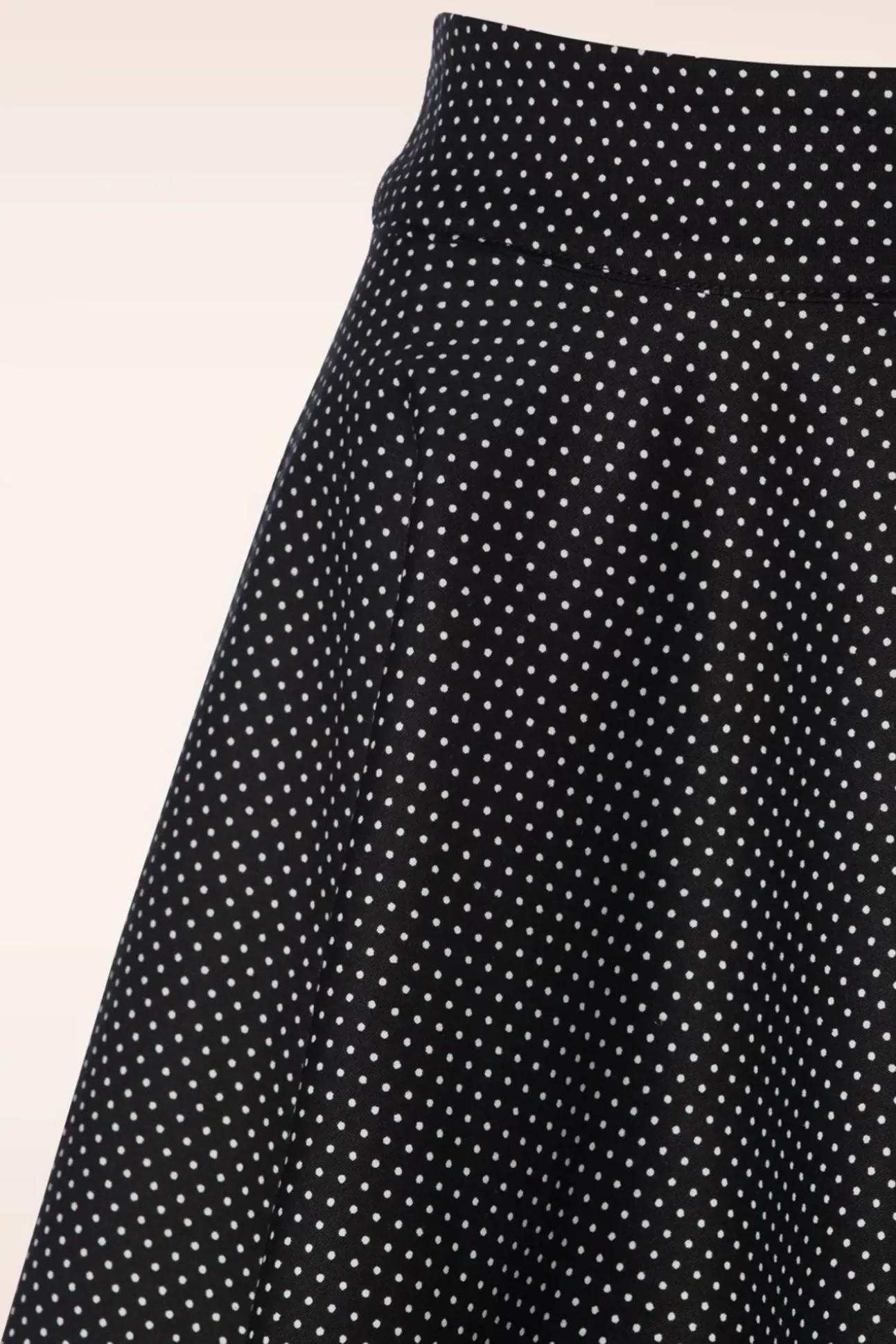 Mini Polka Queen Swing Rok In Zwart