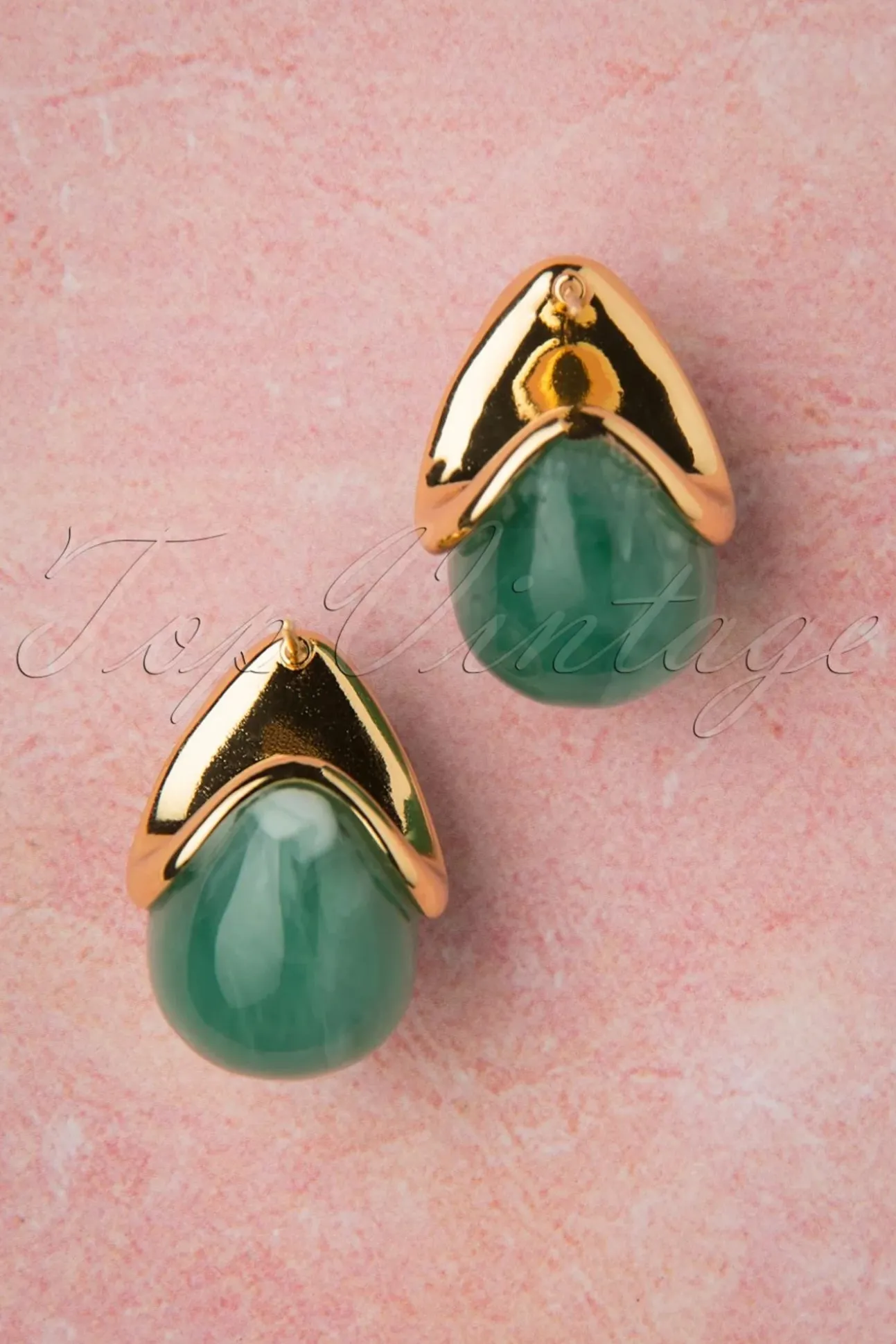 Molly Oorbellen In Goud En Groen