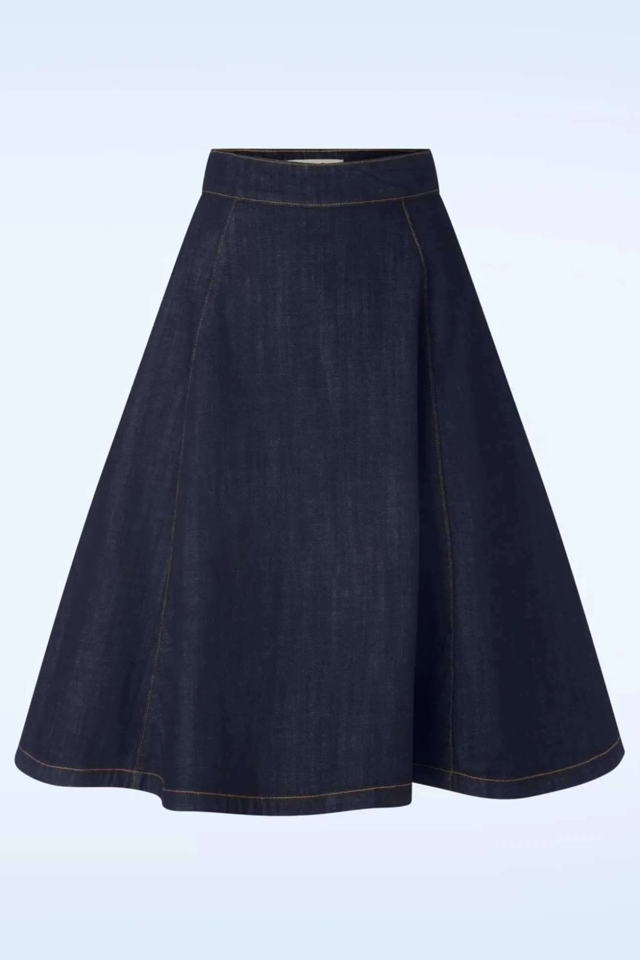 Mona Lee Swing Rok In Donkerdenim