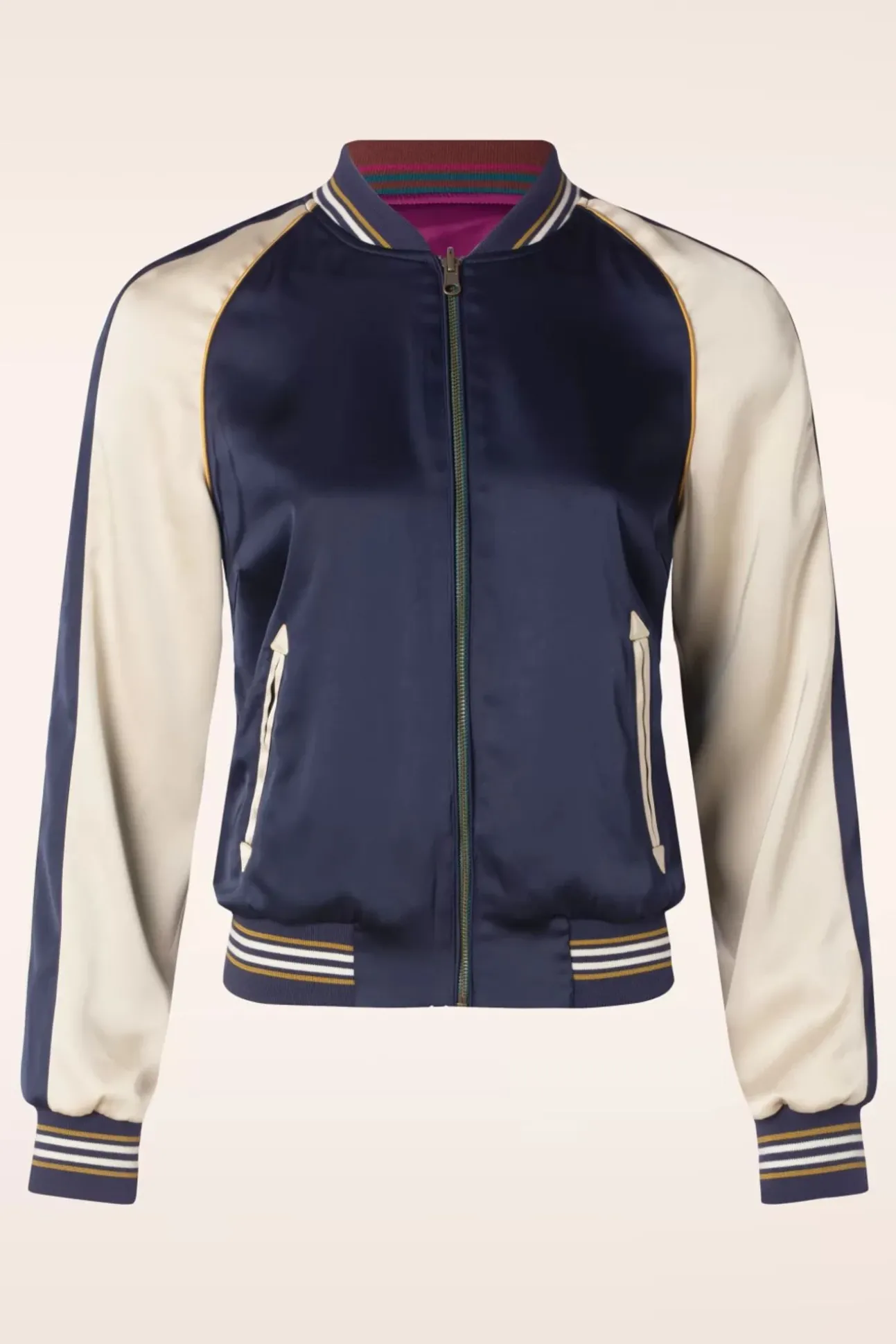 Monka Bomber Jasje In Avondblauw