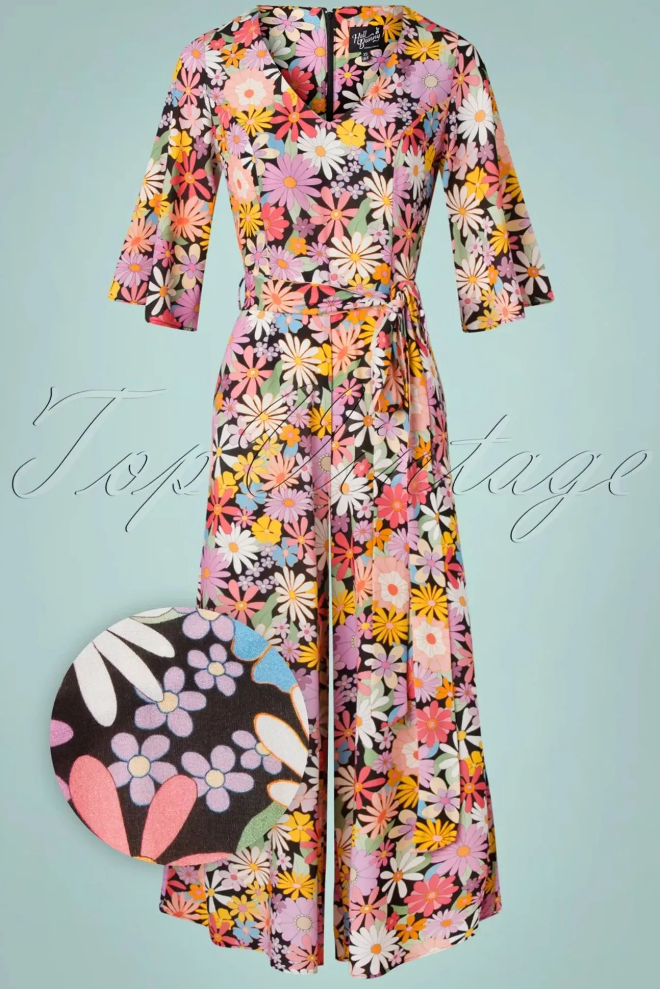 Nadine Bloemen Jumpsuit In Multi