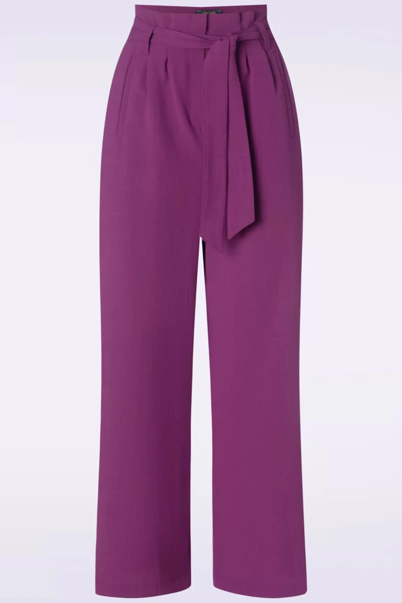 Neva Cropped Broek Timba In Caspia Paars