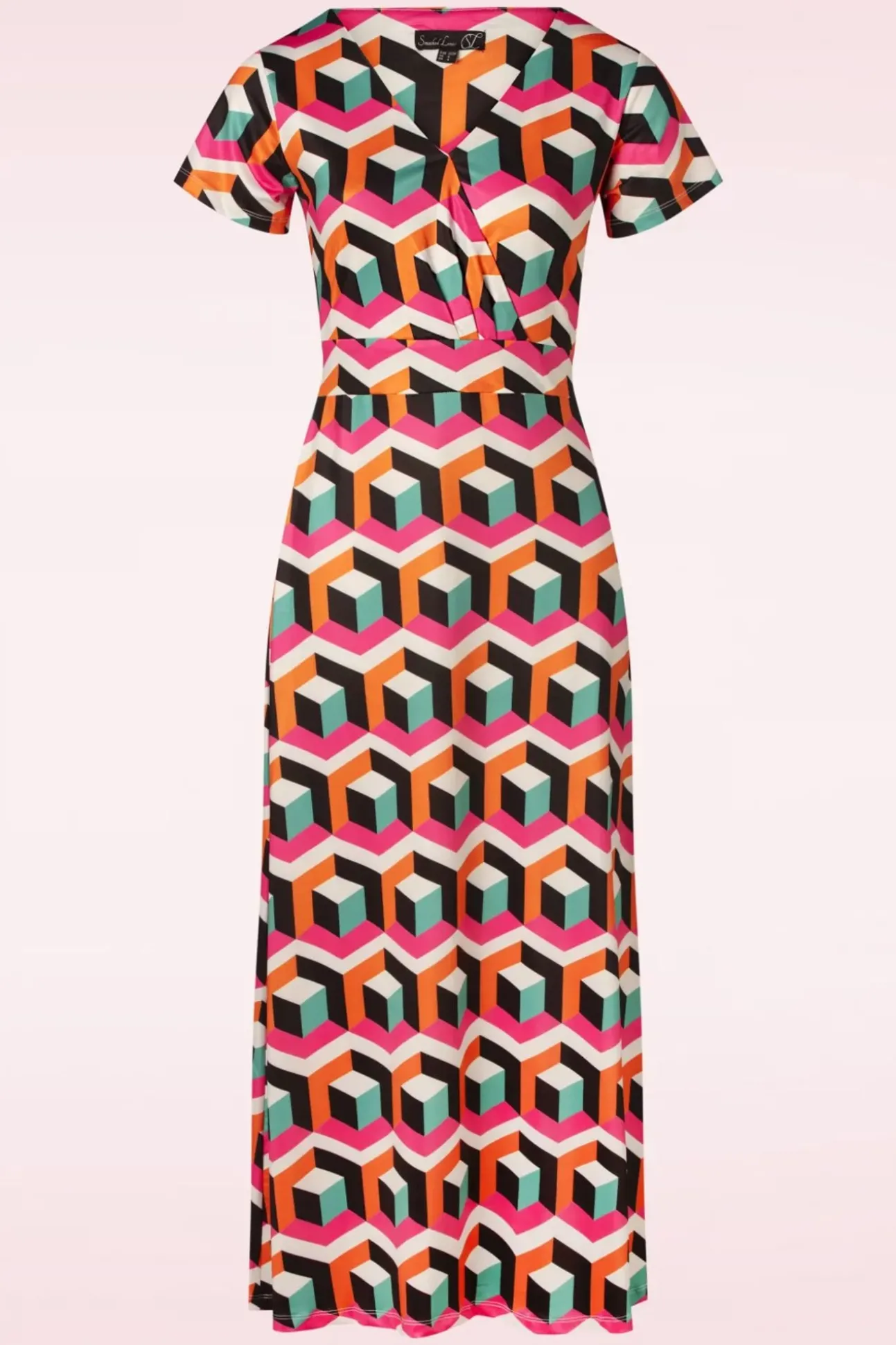 Nina Maxi Jurk In Multi