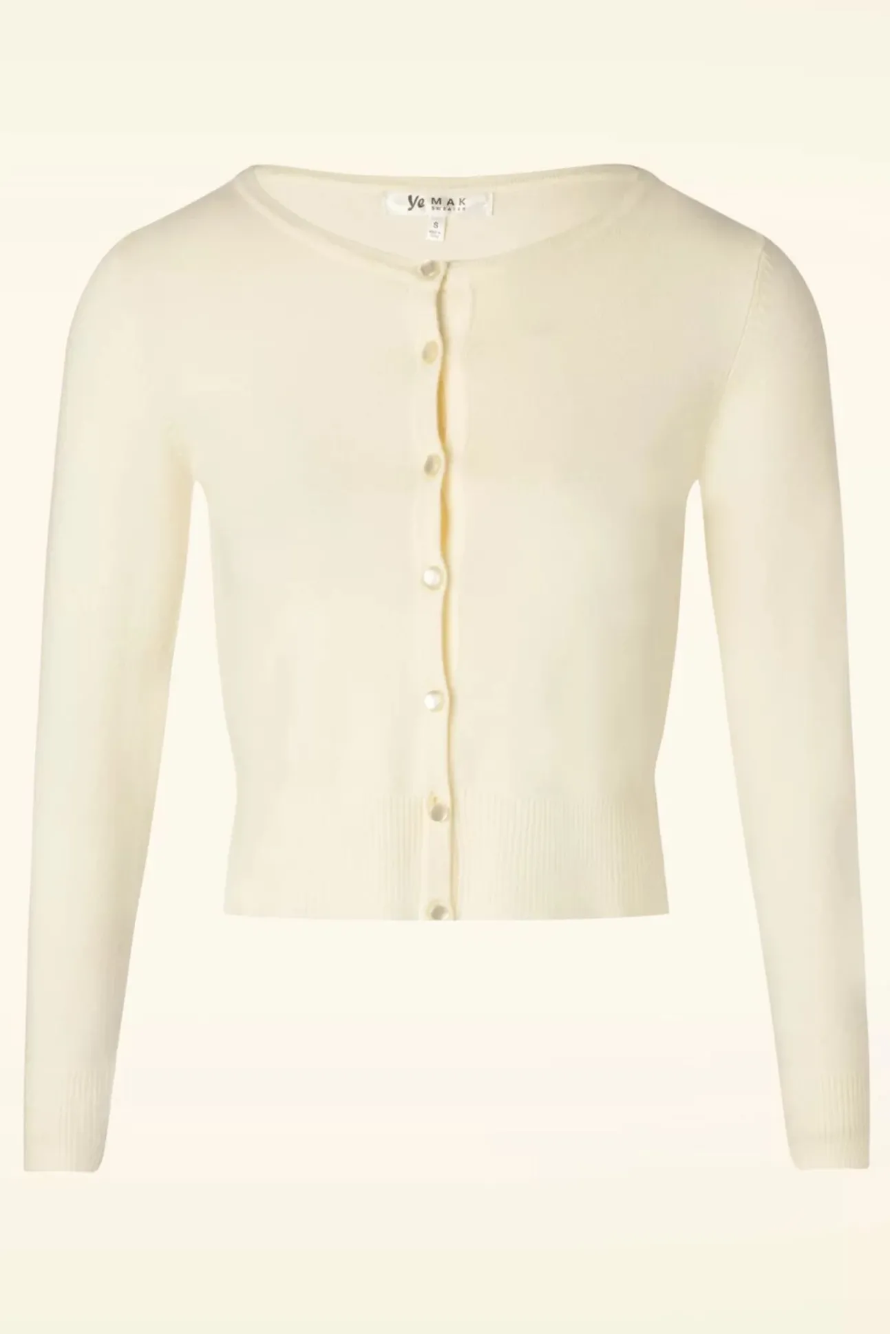 Nyla Cropped Vest In Ivoor